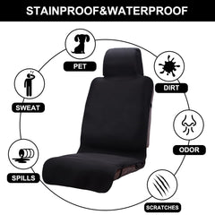 Dreamania waterproof seat cover back view with full seat coverage