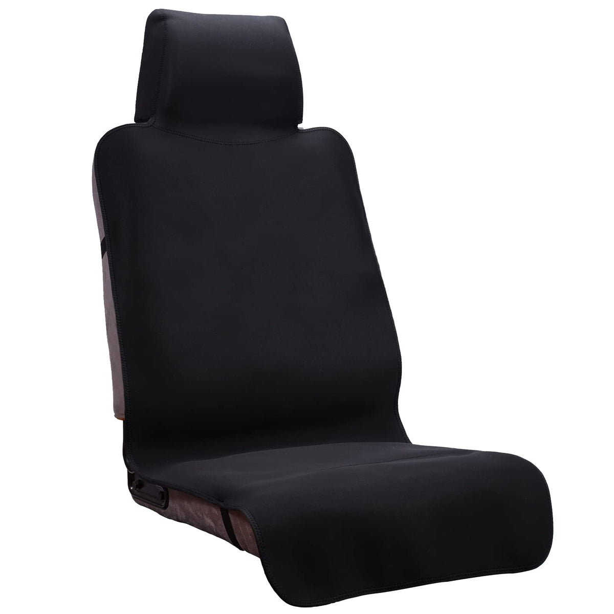 Dreamania waterproof seat cover front view showing universal fit and non-slip surface for workouts