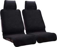 DREAMANIA waterproof seat cover front view shows universal fit and non-slip protection.