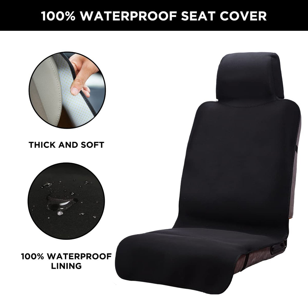 Dreamania waterproof seat cover side view demonstrates snug grip during driving
