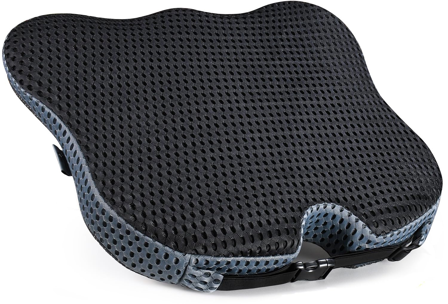 Dreamer Car wedge cushion boosts seat height for better forward visibility.