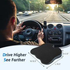Dreamer Car wedge cushion memory foam provides firm support.