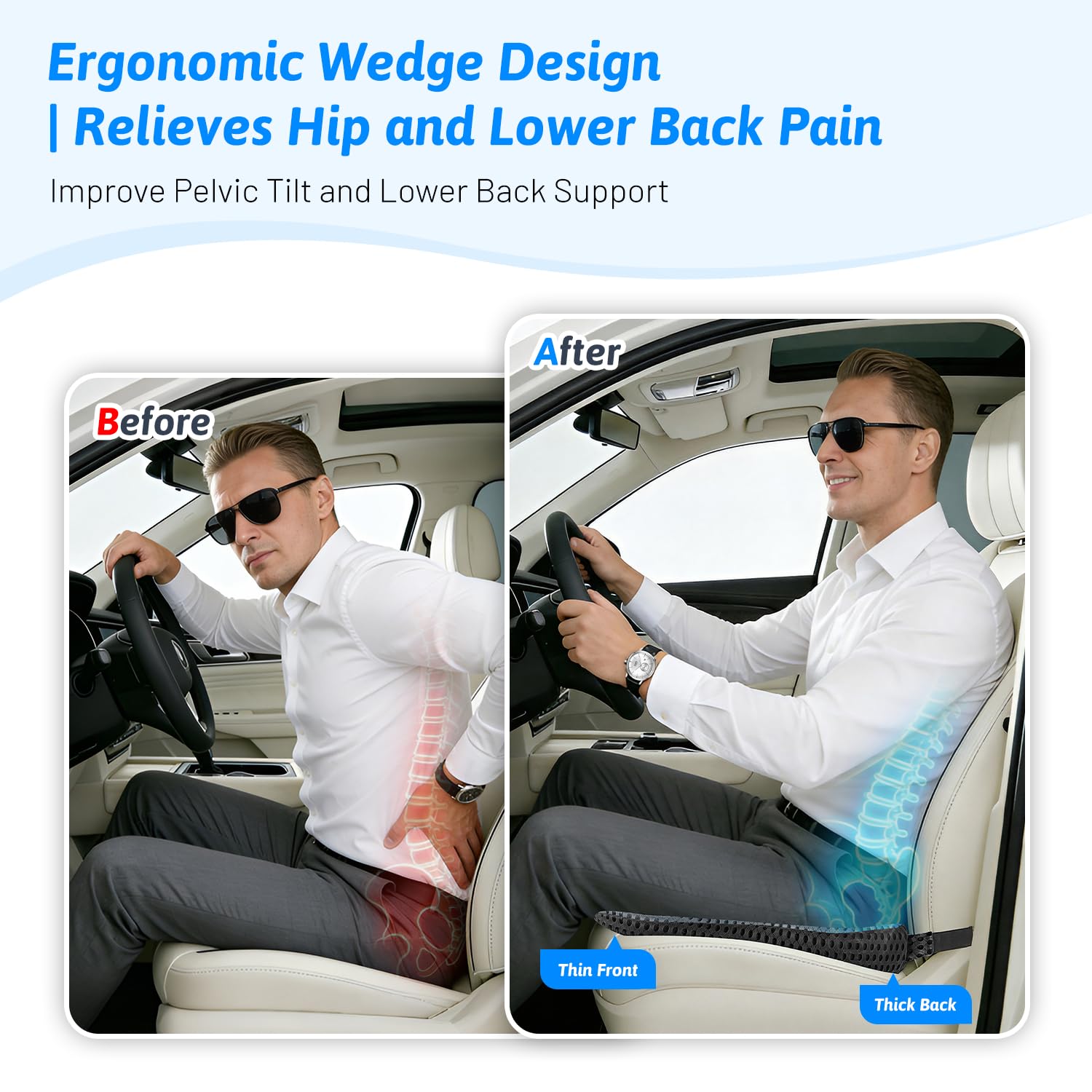 Dreamer Car adjustable strap ensures a snug fit for many vehicles.