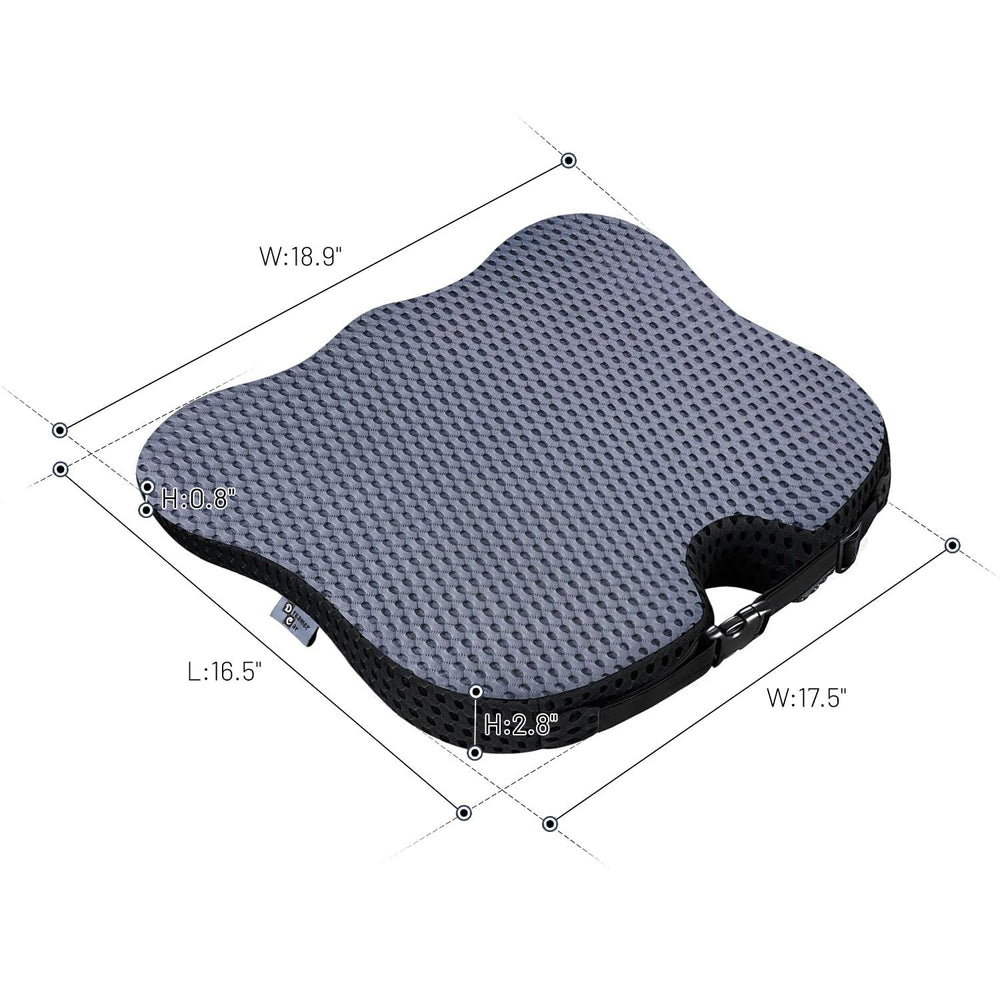 Dreamer Car cushion blends with black or gray interiors for a subtle upgrade.