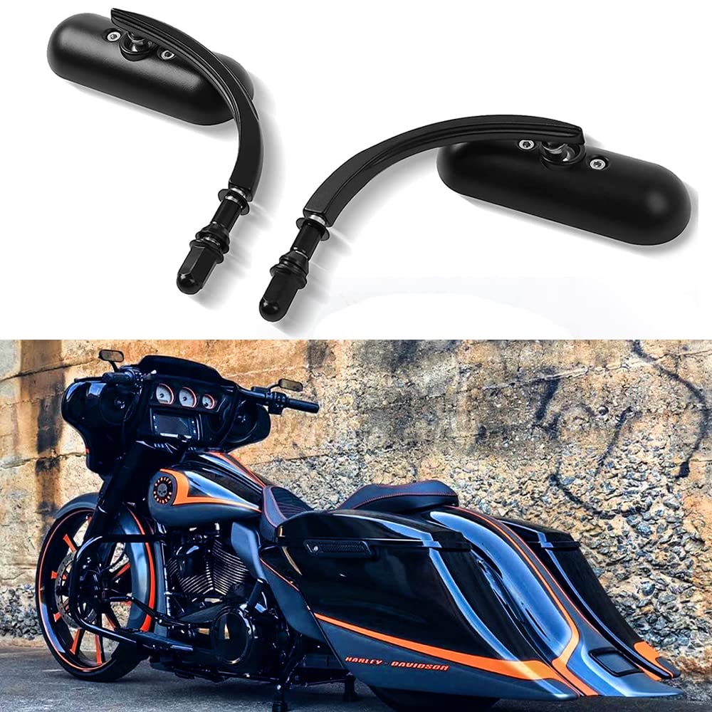DreamIZER 360-degree adjustable mirror improves situational awareness during rides.