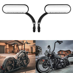 DreamIZER black motorcycle rear view mirror right with 360-degree adjustability for the ideal angle.