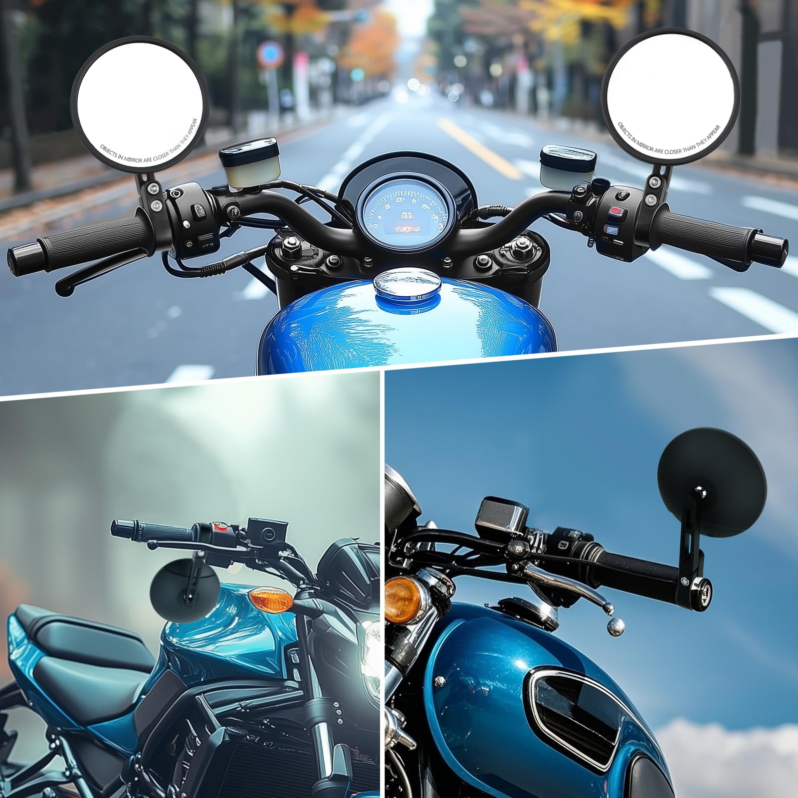 DREAMIZER Honda Grom-compatible mirror suits popular bikes with reliable rear visibility.