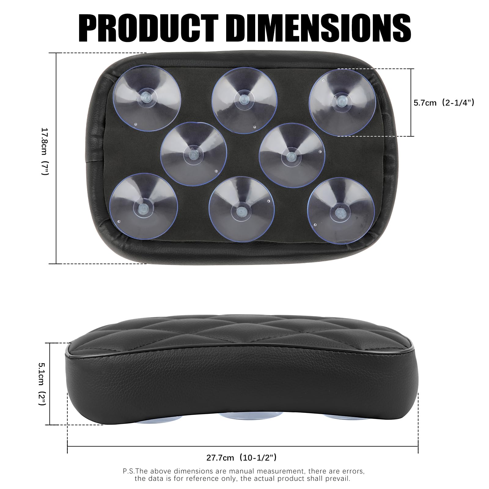 Rectangular pillion pad design fits most seats snugly.