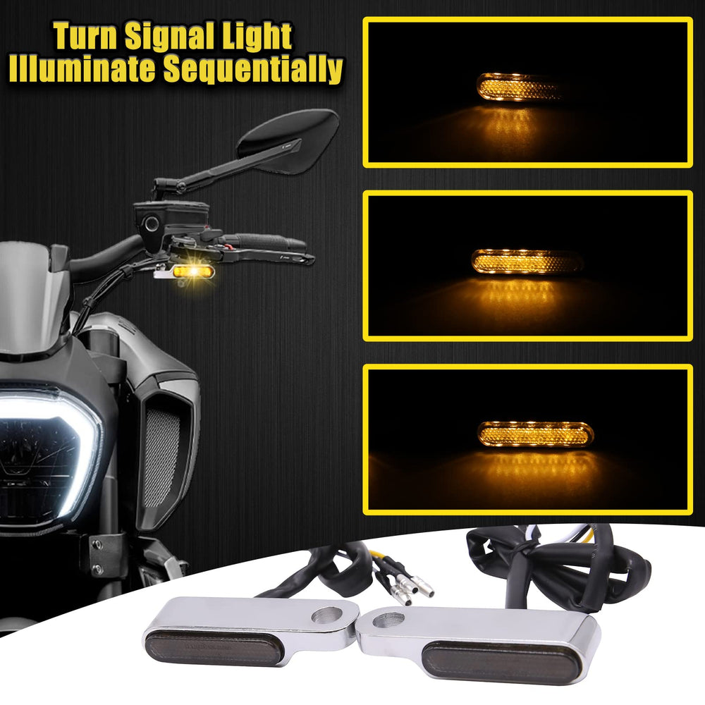 DREAMIZER white running-light mode provides daytime visibility and sleek styling.