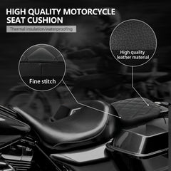 DREAMIZER wide compatibility with Harley models for passenger comfort.