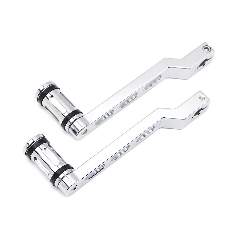 Dreamseek CNC billet aluminum pegs chrome highlights durability