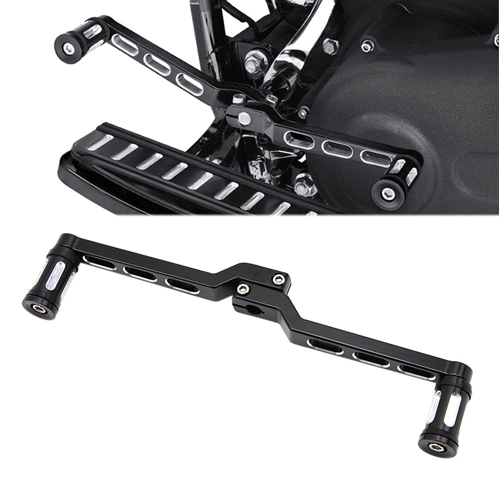 DreamSeek heel-toe gear shift lever for Harley Softail enhances shifting and grip.
