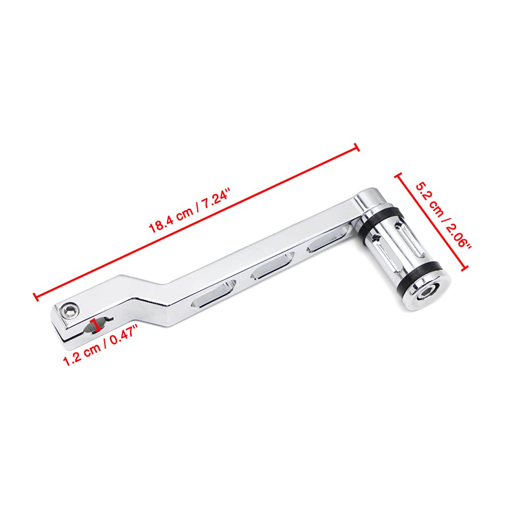 Dreamseek touring shift lever chrome ergonomic design for long rides