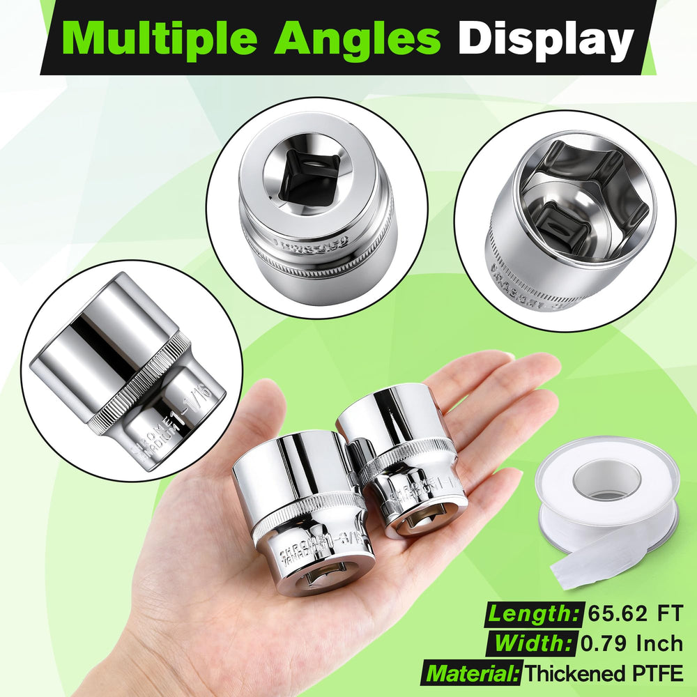 Dreyoo Anode Rod Socket Kit PTFE tape included for leak-free sealing