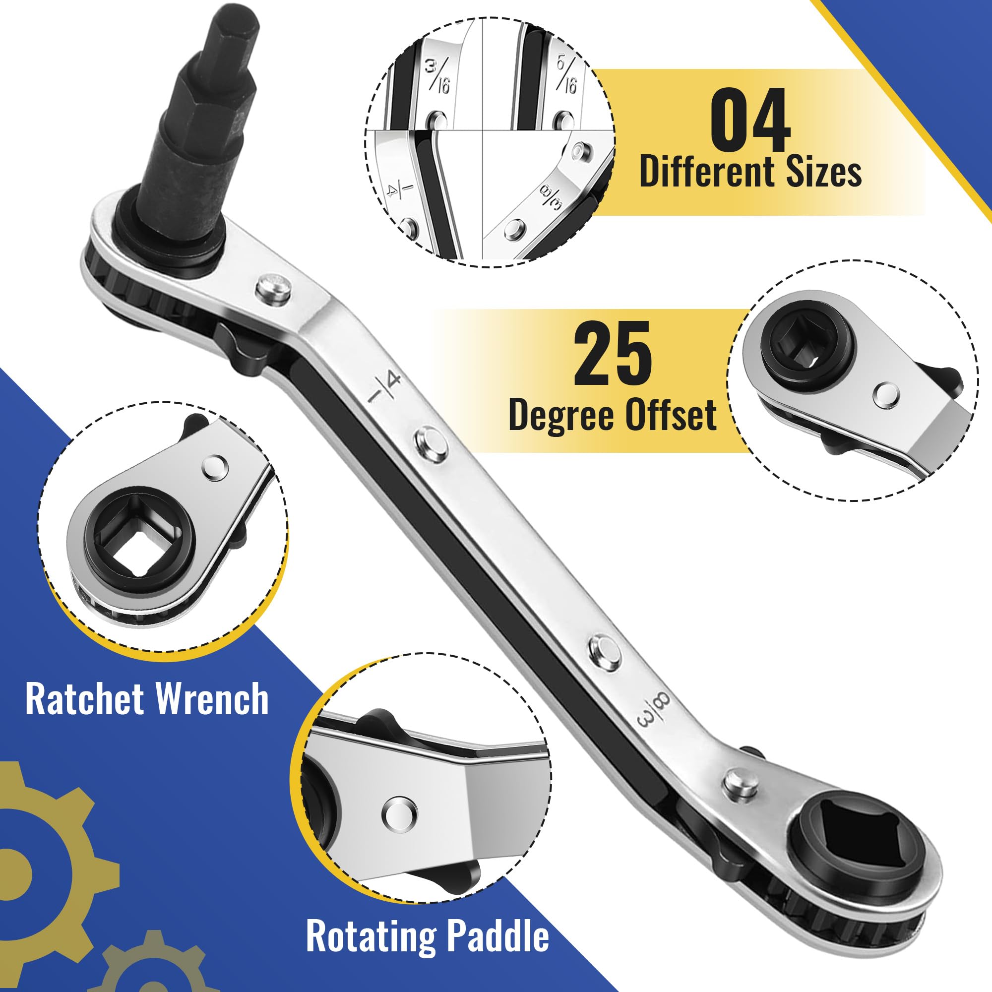 Dreyoo brass nuts set for reliable sealing during refrigerant servicing.