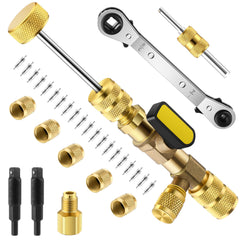 Dreyoo HVAC valve core removal tool for easy core extraction in tight spaces.