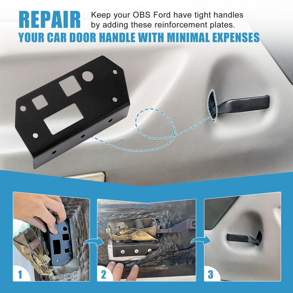 Drieaco door handle kit packaging shows complete rivet set for repair.