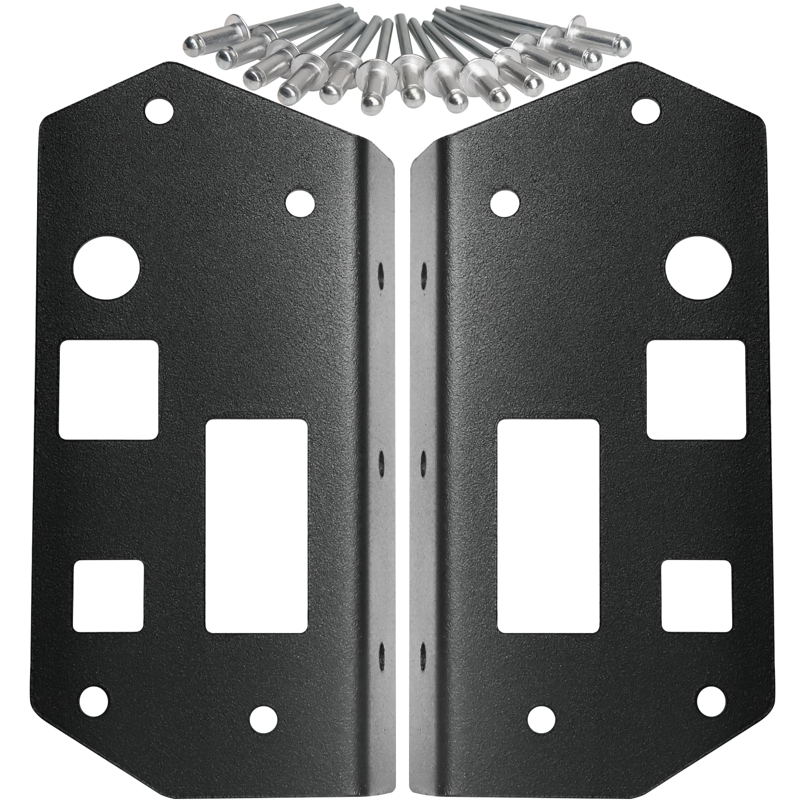 Drieaco OBS Ford door handle left reinforcement plate ready for durable fit.