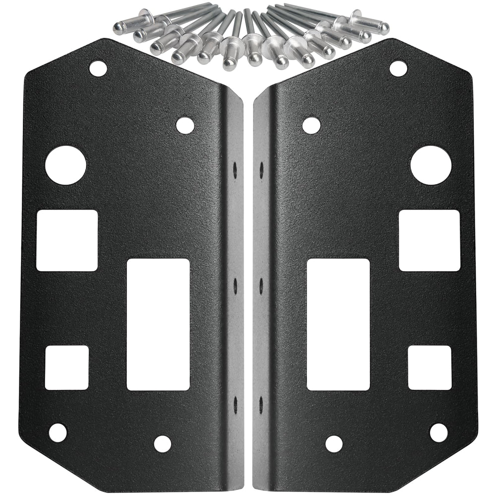 Drieaco OBS Ford door handle left reinforcement plate ready for durable fit.