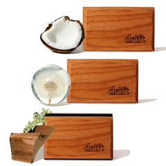 Drift starter kit wooden air freshener with visor clip for long lasting scent