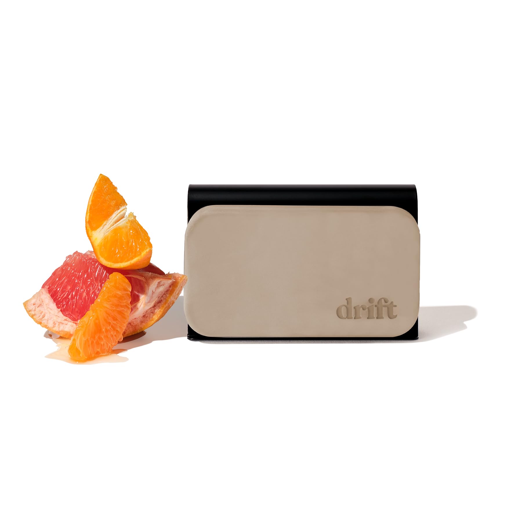 Drift stone car air freshener attached to visor clip for long-lasting scent.
