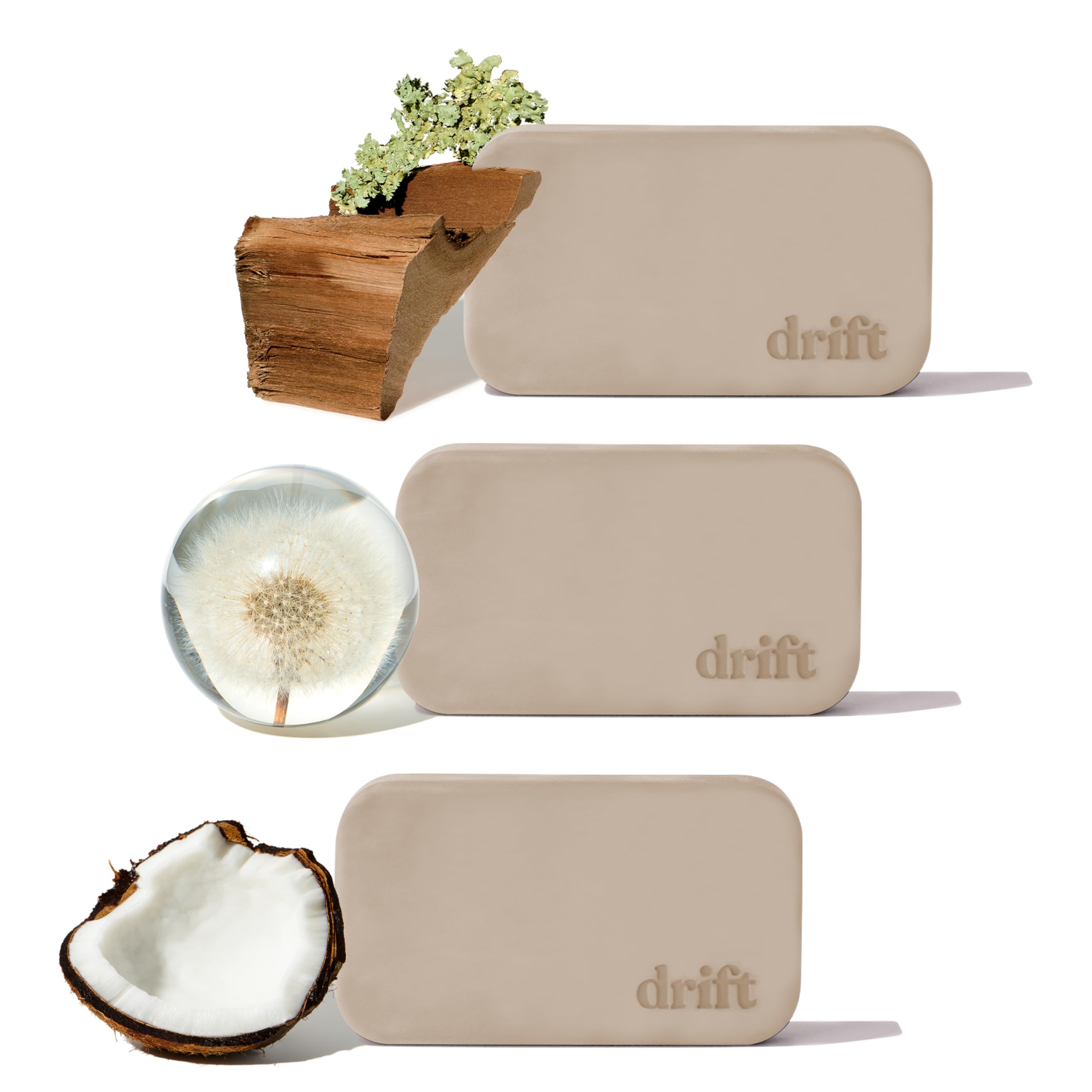 Drift Stone Teak car air freshener delivers warm, lasting scent in the cabin.