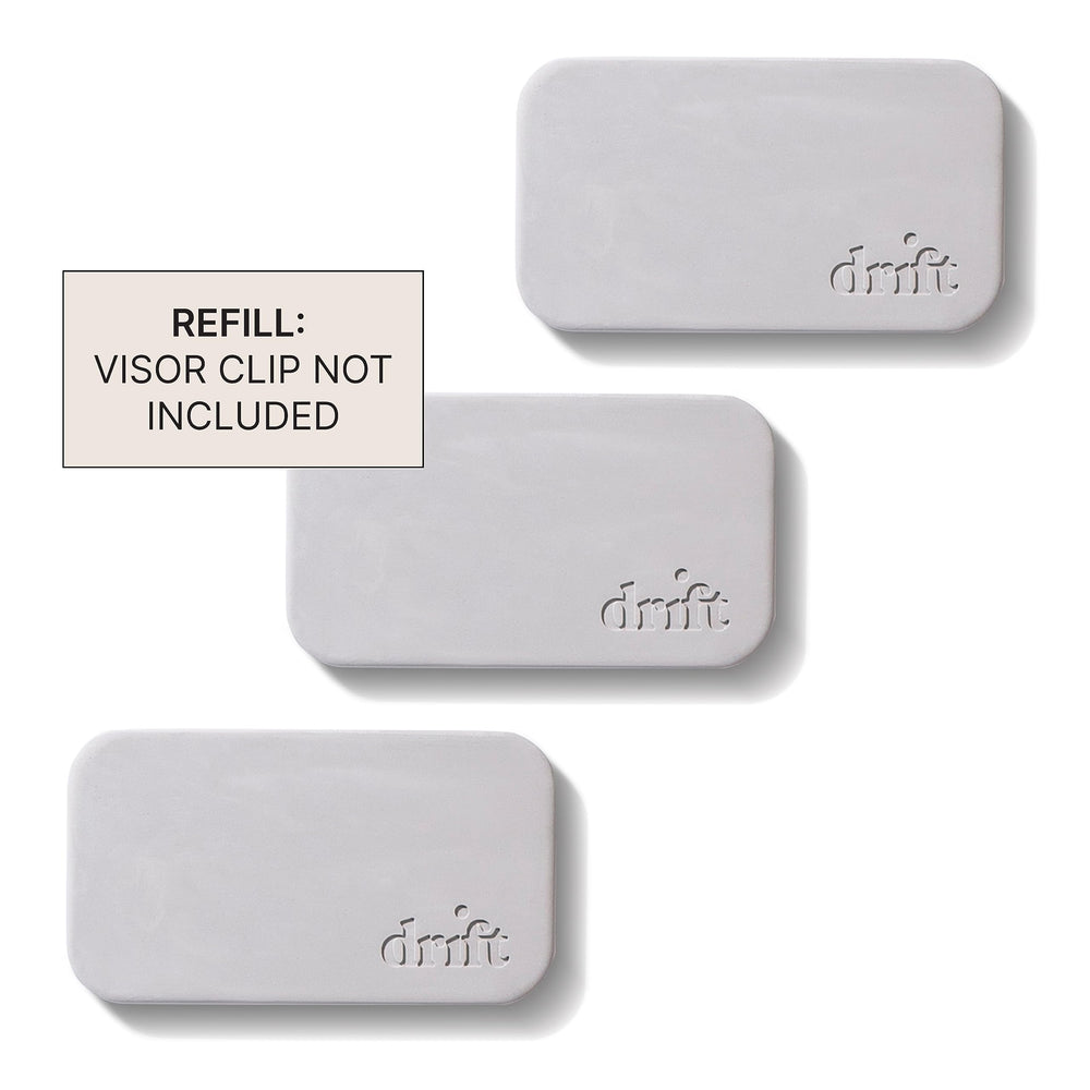 Drift teak stone air freshener teak scent block close-up showing aroma.
