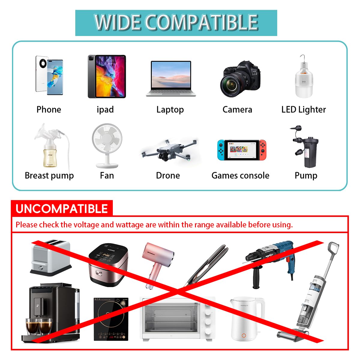DrimMek 300W inverter packaging shows easy plug and play