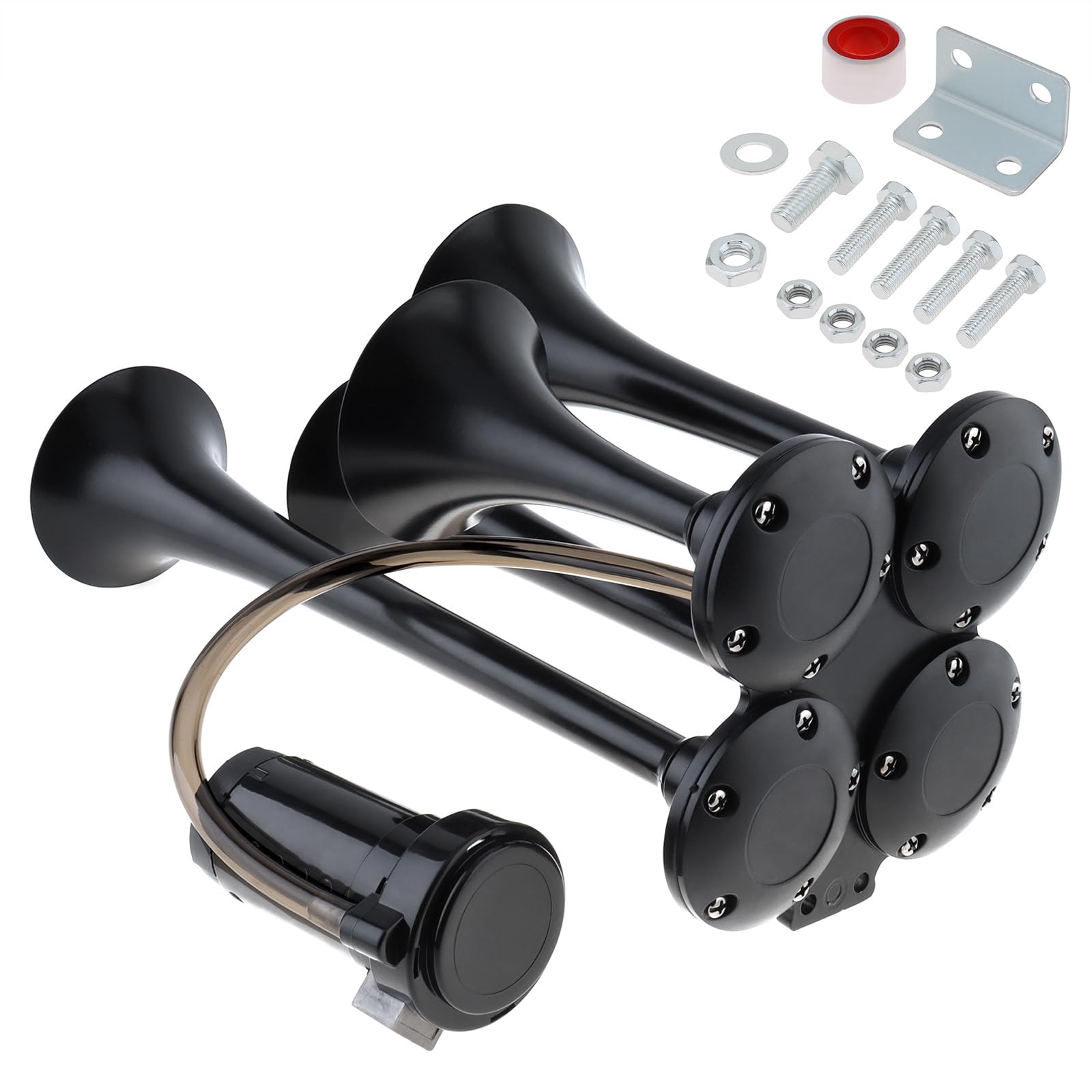 DriSentri air horn compressor unit delivering strong air pressure for clear horn sound