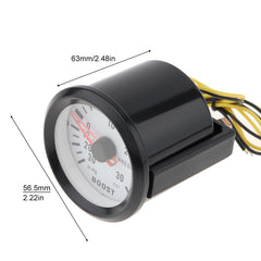 DriSentri Boost Gauge installation demonstrates simple 12V wiring and sensor connection