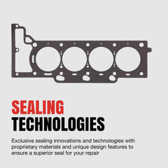 Proprietary coating visible on gasket surface provides anti-leak protection.