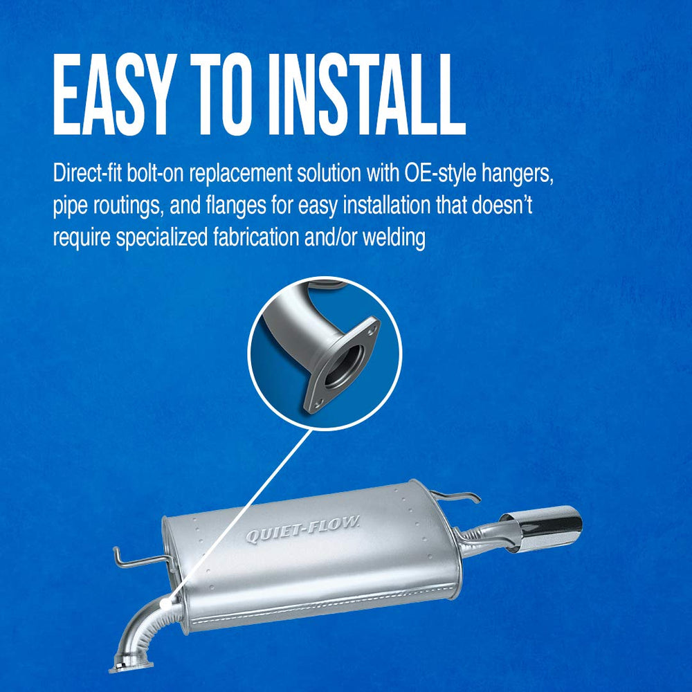 DRiV Walker muffler with OEM-style hangers ensures seamless Equinox fit.