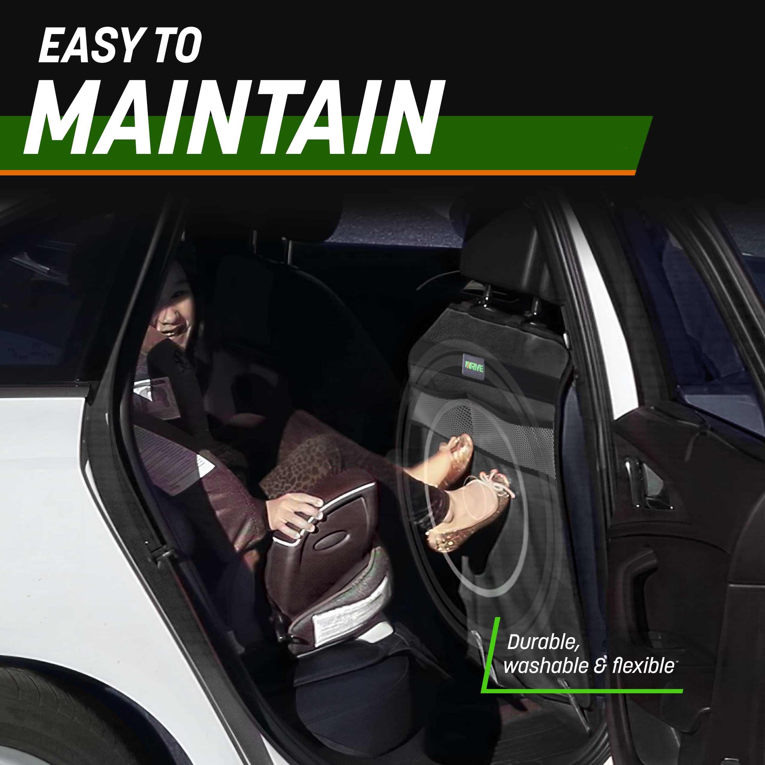 DRIVE AUTO PRODUCTS 18x26 footprint provides broad protection for most car interiors.