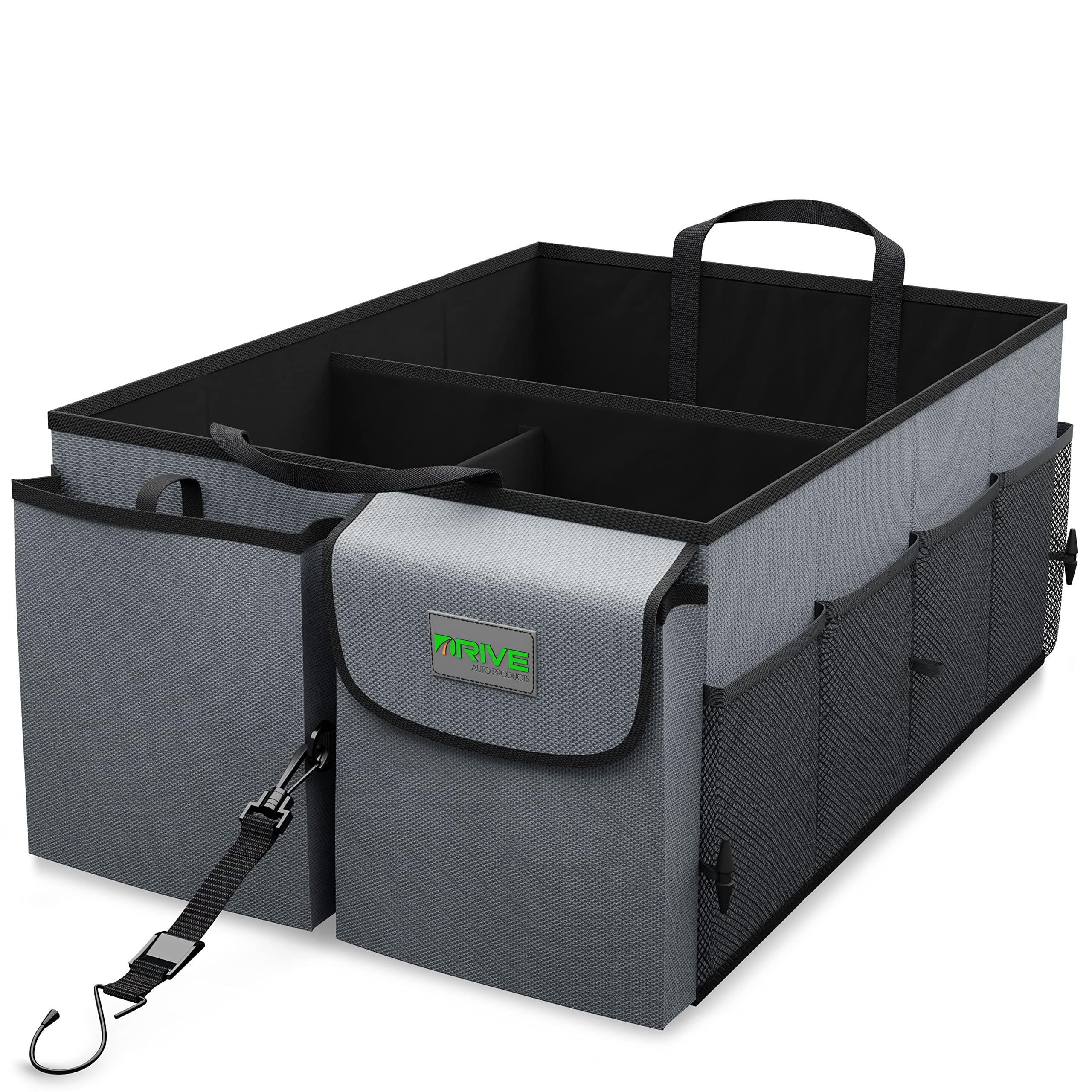 DRIVE car trunk organizer collapsible design for easy storage in any vehicle