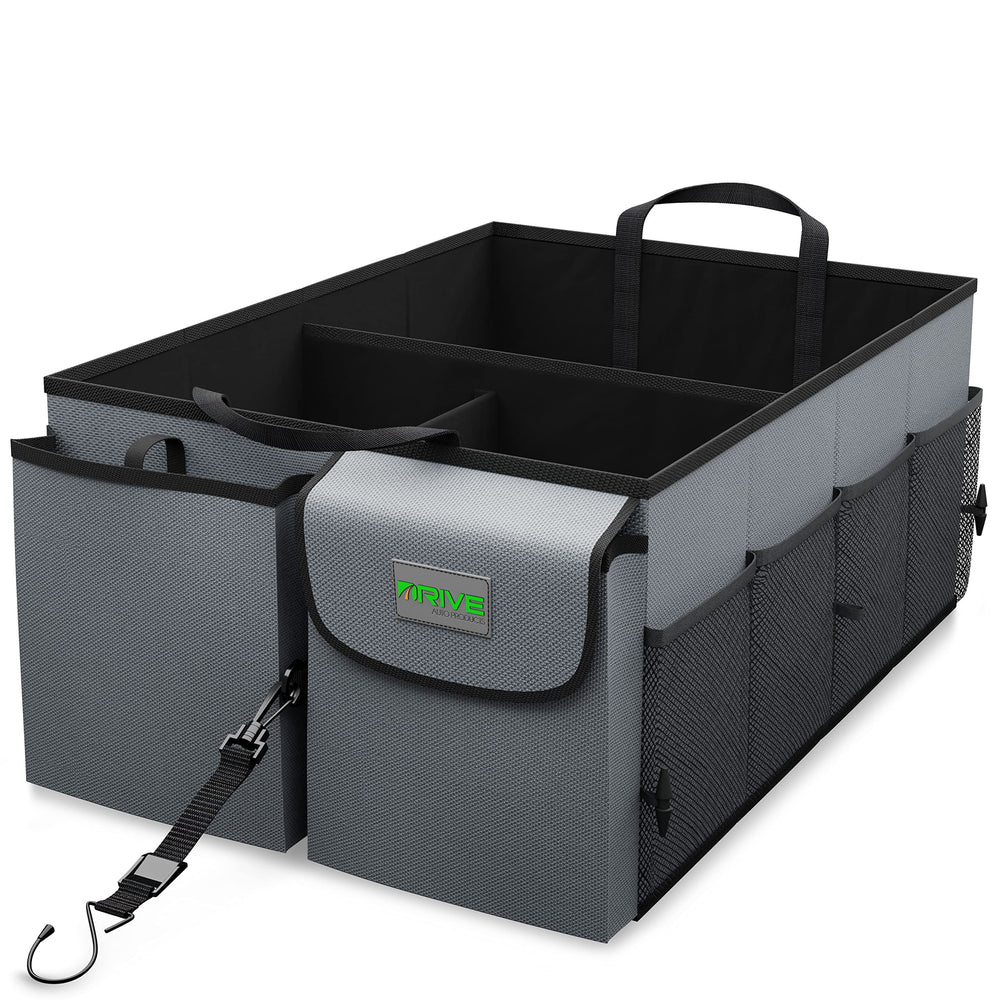 DRIVE car trunk organizer collapsible design for easy storage in any vehicle