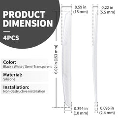 DriveAlly silicone edge strip provides flexible, residue-free protection for door edges