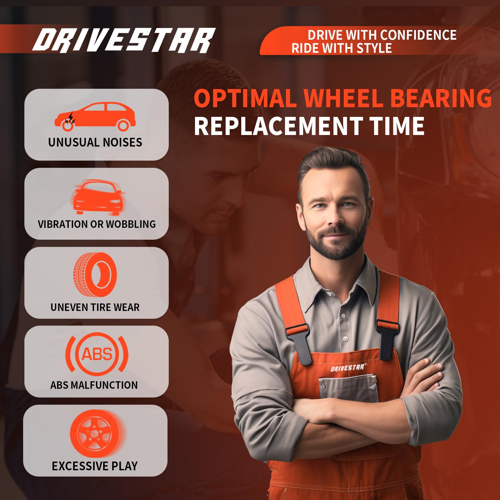 DRIVESTAR 515036 wheel pilot diameter 77.8mm for stable mounting