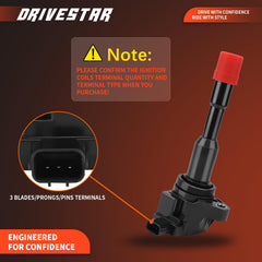 DRIVESTAR ignition coil durable materials withstand heat for steady performance