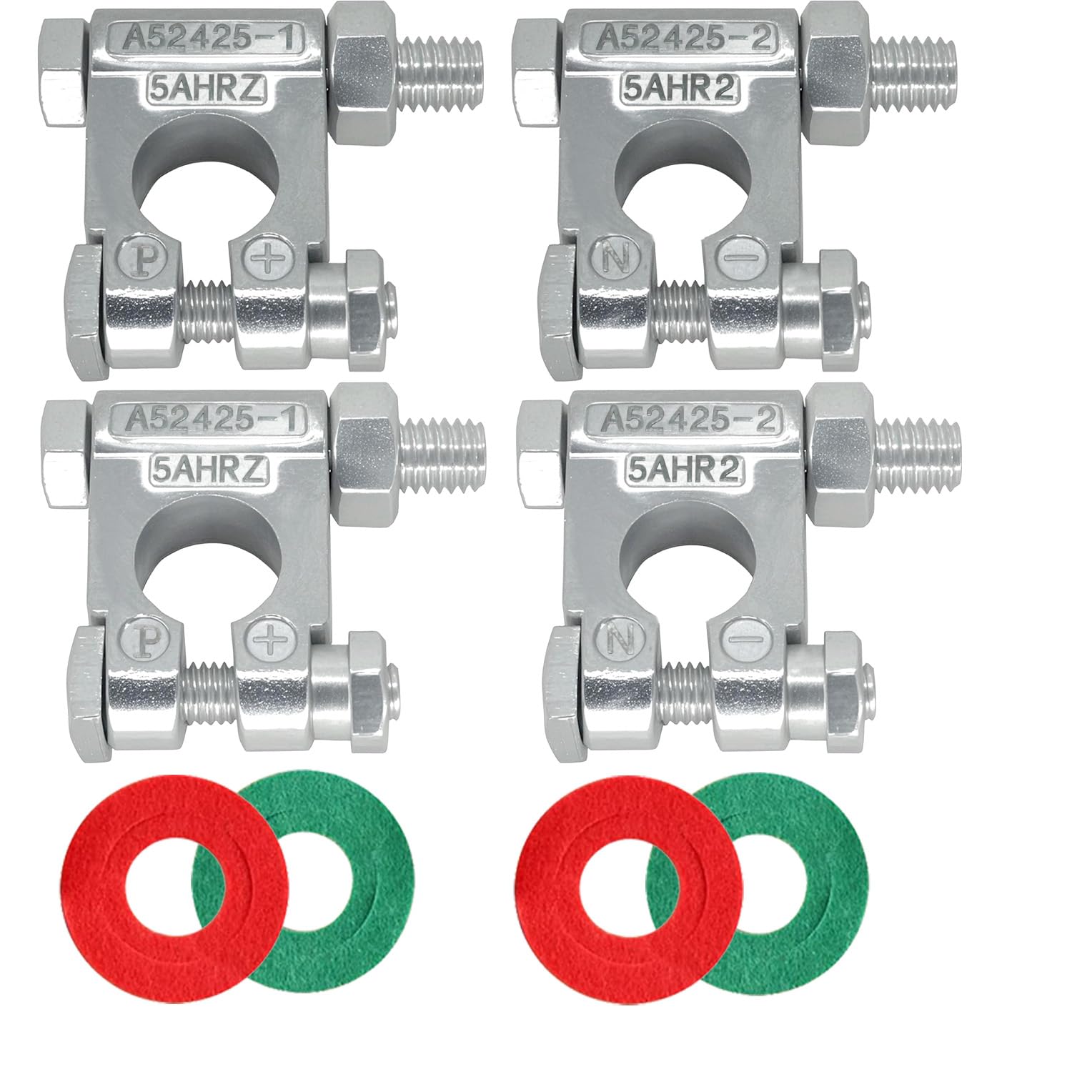 DLronwey military spec terminals with clear positive and negative markings for quick wiring