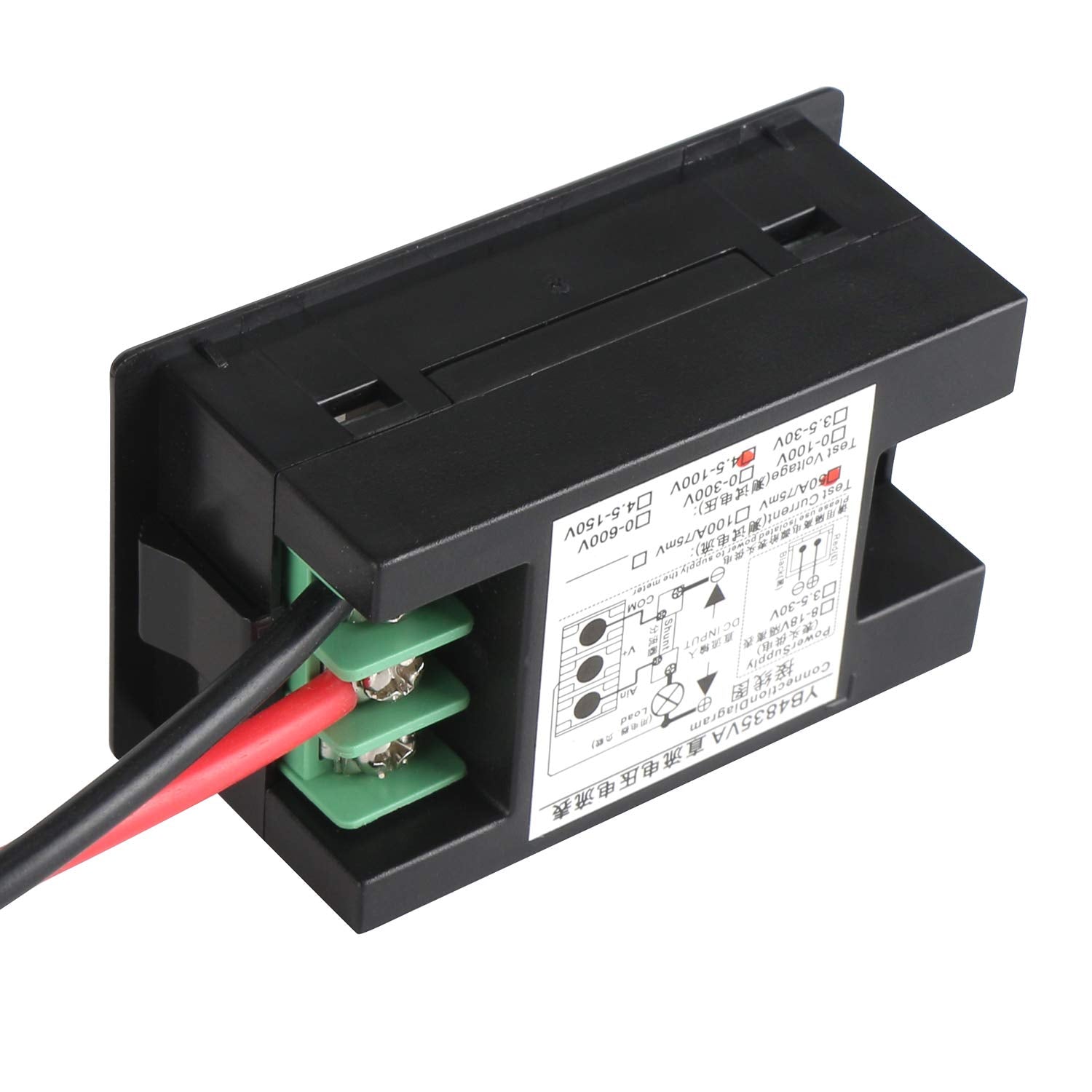 DROK storage battery monitoring setup for boats, RVs, and solar systems.