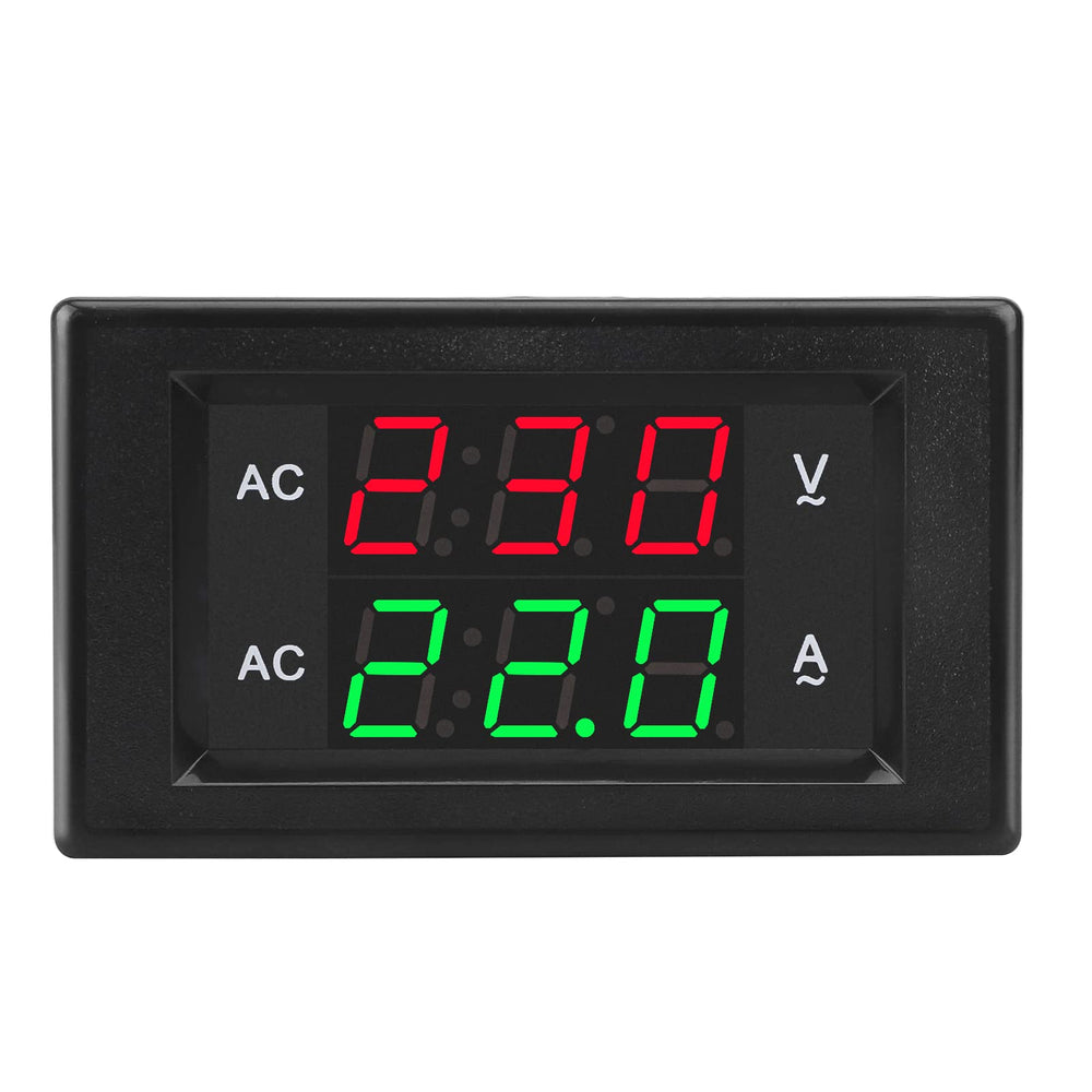 DROK volt amp meter CT connector enables flexible installation.