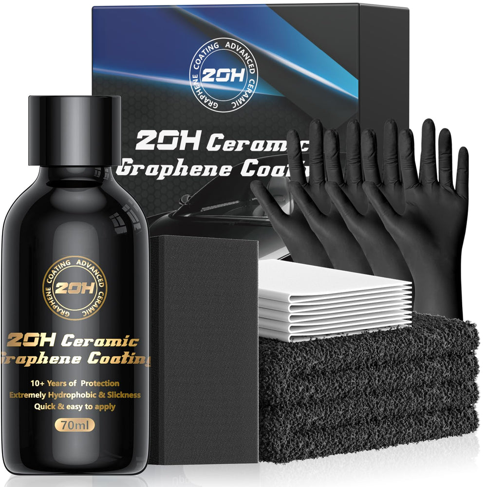 DRONAR 20H graphene coating bottle ready for professional car detailing with long-lasting protection