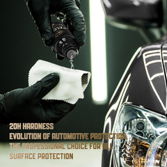 DRONAR gloves ensure clean, precise coating handling