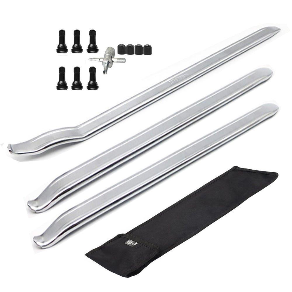 Dr.Roc 19.5-inch straight tire iron provides strong leverage for large tires.