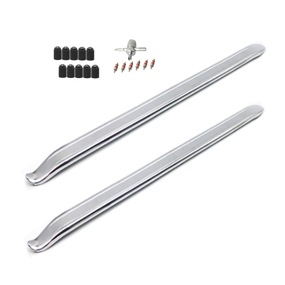 Dr.Roc 2x23.5-inch tire irons for ATV and dirt bike tires, robust leverage.
