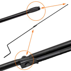 Dr.Roc Spare Tire Lift Handle compatibility chart featuring Ford E-Series and Econoline models.