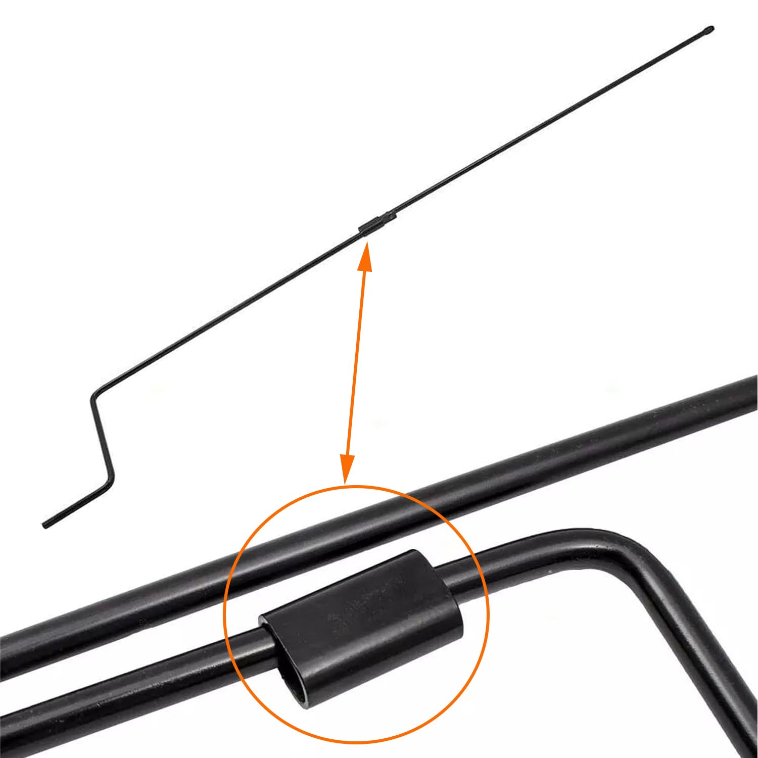 Dr.Roc Spare Tire Lift Handle with included tools displayed for convenient maintenance.