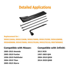 Dr.Roc extension rods with flexible stainless steel design for quick installation