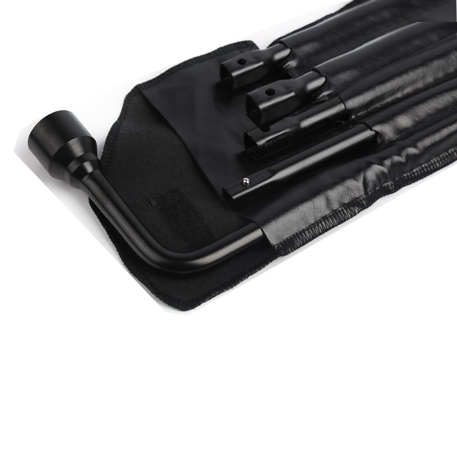 Dr.Roc spare tire tool kit storage bag keeps components organized and portable.
