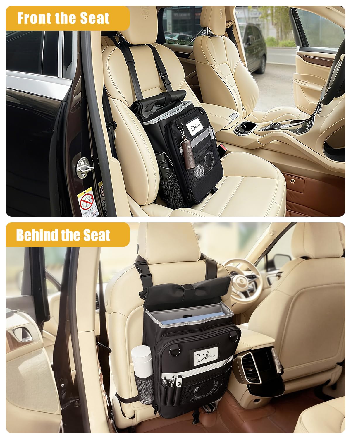 Drsvabze compact 17x13x4 inch size fits most passenger seats.
